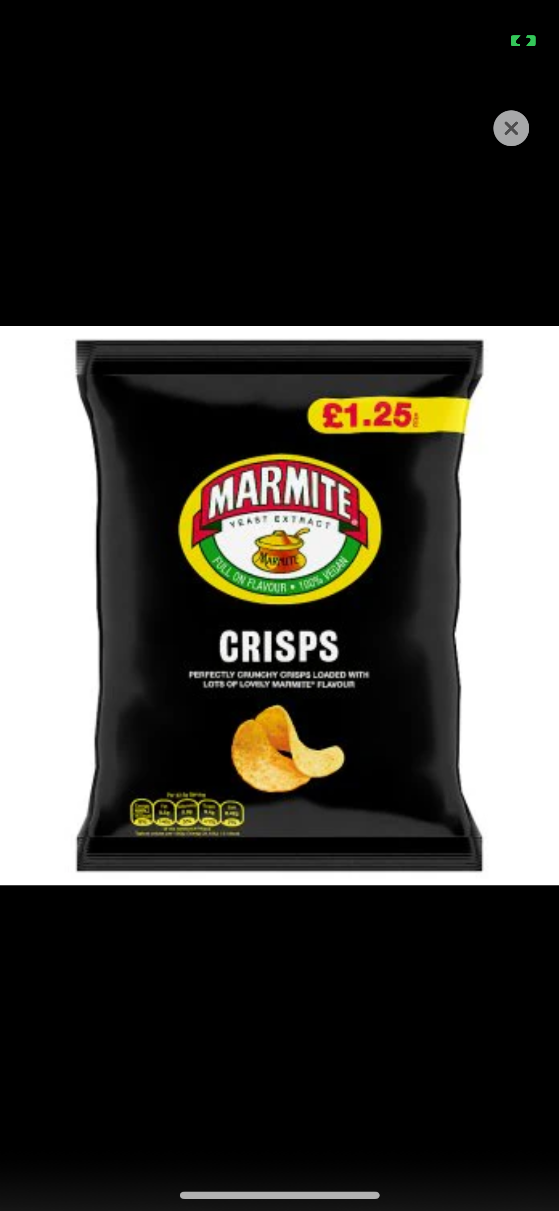 Marmite crisps