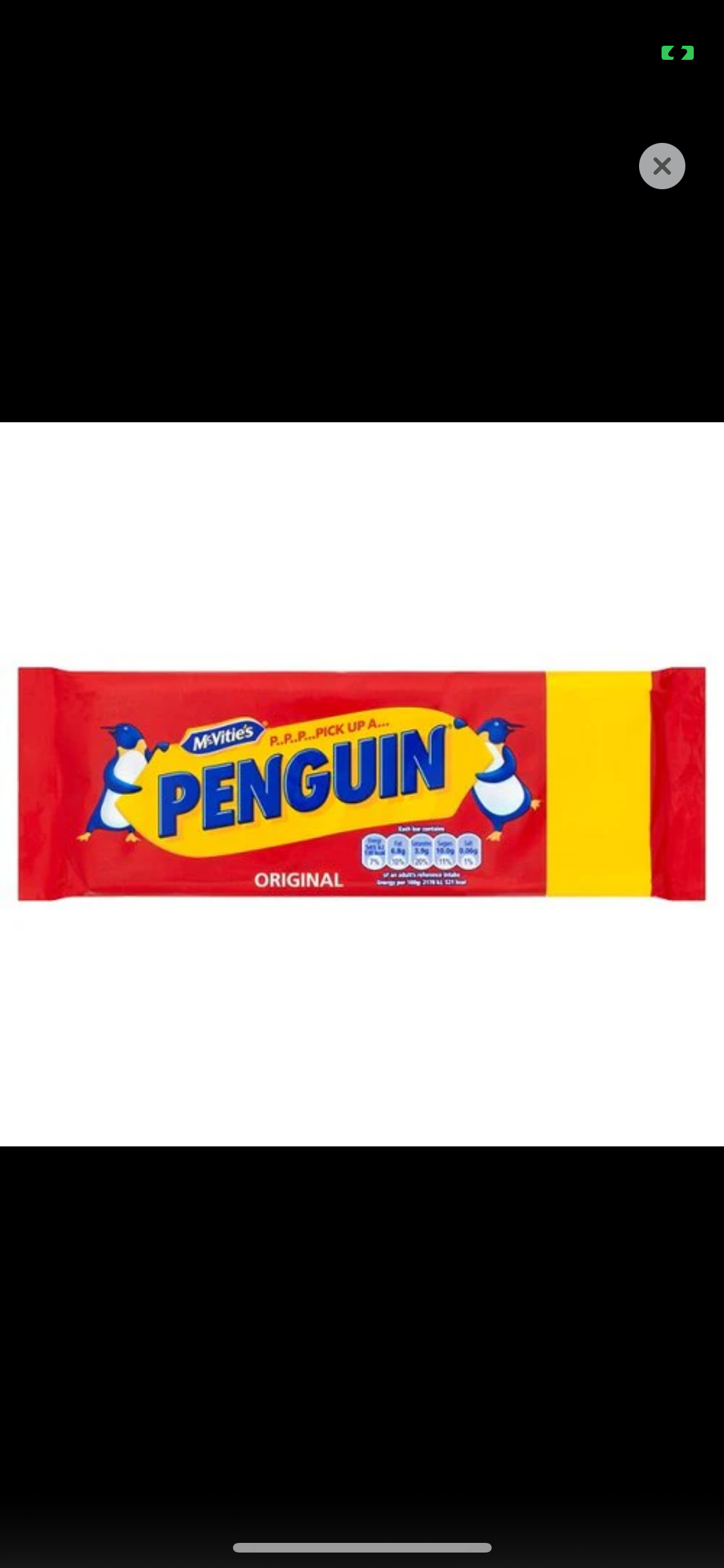 Mcvities. Penguin bars