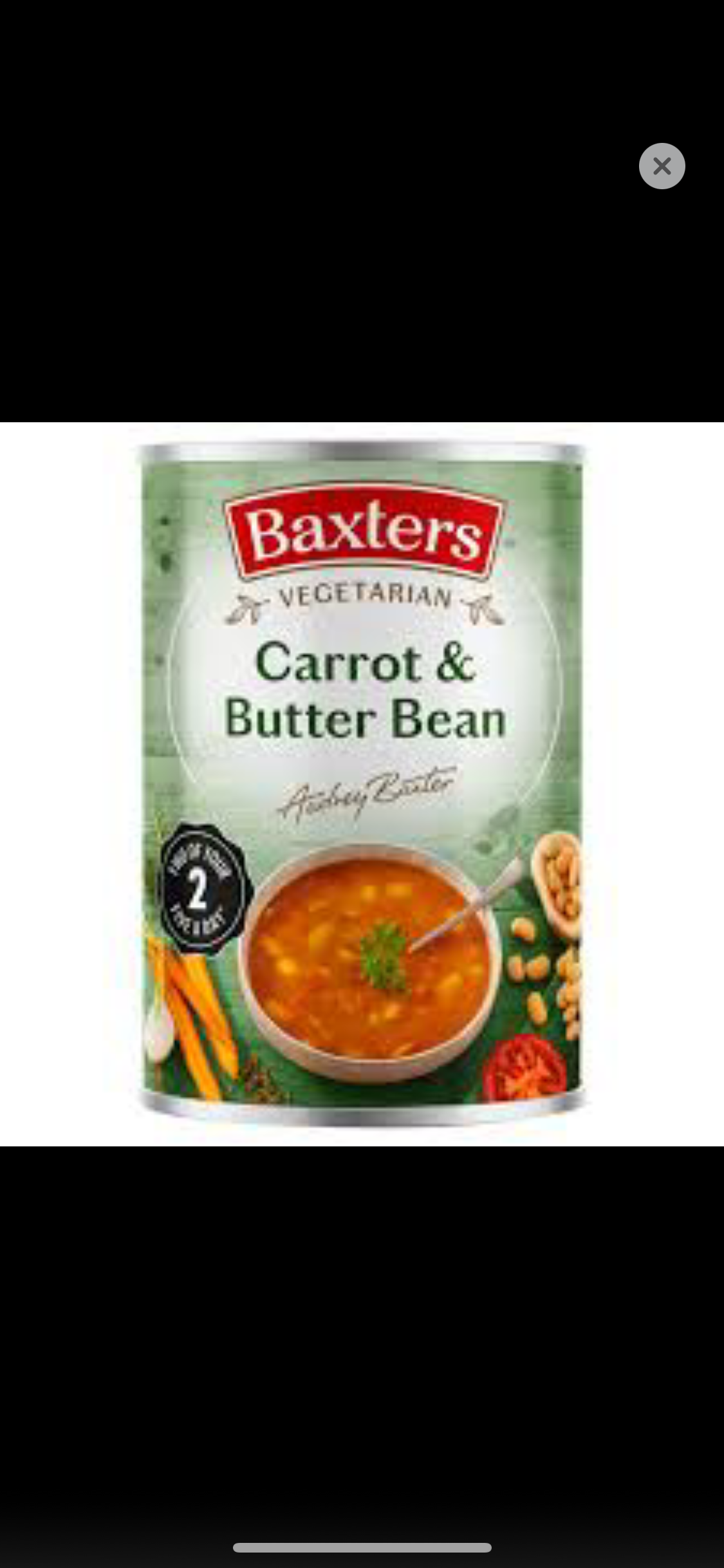 Baxters - Carrot & Butterbean Soup