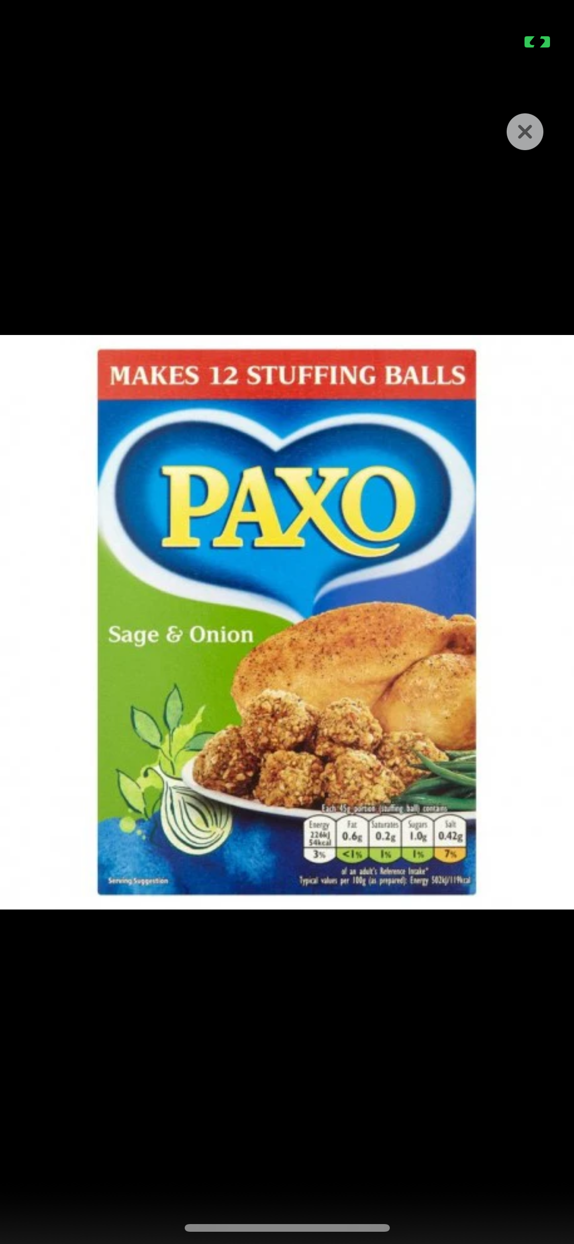 Paxo - Sage & Onion Stuffing