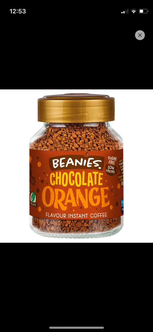 Beanie - Chocolate, Orange Coffee