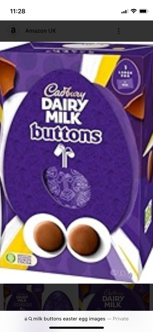 Cadbury - Dairy Milk buttons