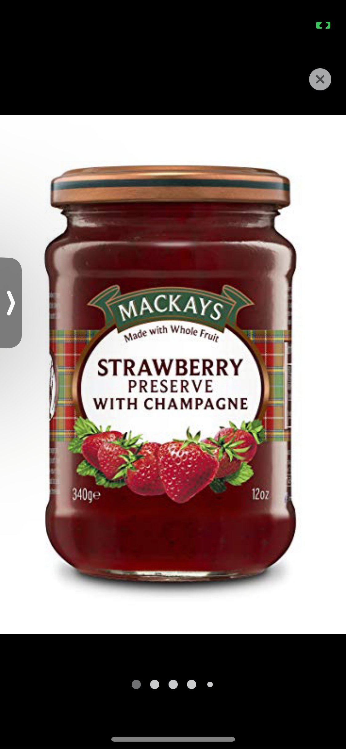 Mackays - Strawberry Preserve with champagne