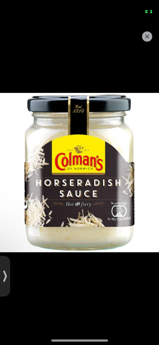 Colmans Horseradish Sauce