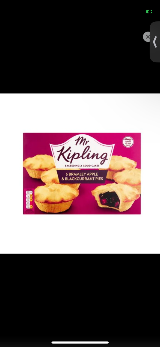 Mr Kipling - Bramley Apple & Blackcurrant